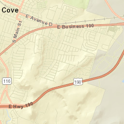 708 South Main Street, Copperas Cove, TX Street Map