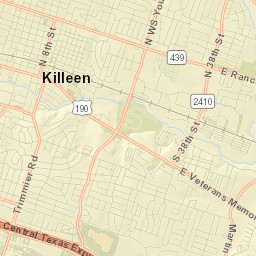 South W S Young Drive, Killeen, TX 76541 Street Map