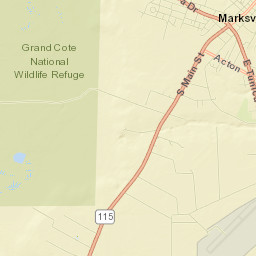 Marksville Street Map