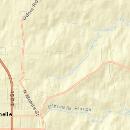 Citronelle Street Map