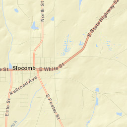 Slocomb Street Map