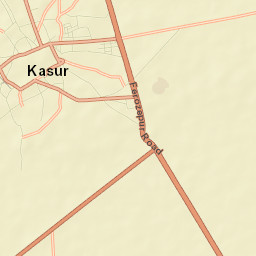 Kasur Street Map