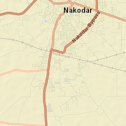 Nakodar Street Map