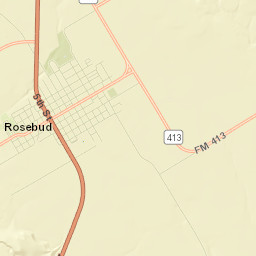 Rosebud Street Map