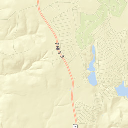 Hilltop Lakes Street Map