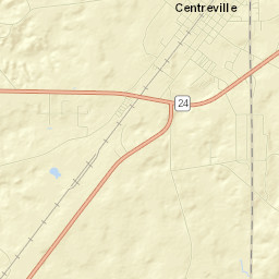 Centreville Street Map