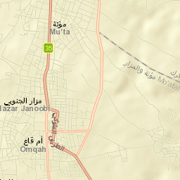 Al Mazār al Janūbī Street Map