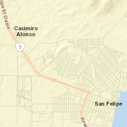 San Felipe Street Map