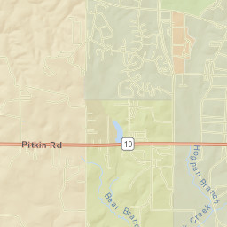 Fort Polk South Street Map