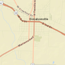 Donalsonville Street Map