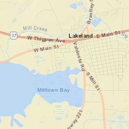 Lakeland Street Map