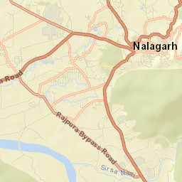 Nalagarh Street Map