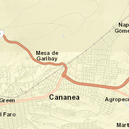 Cananea Street Map
