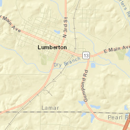 Lumberton Street Map