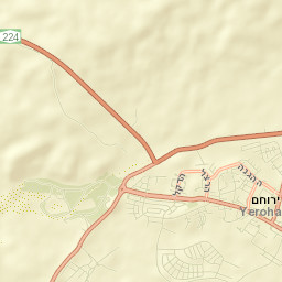 Yeroẖam Street Map