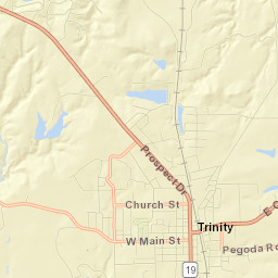 Trinity Street Map