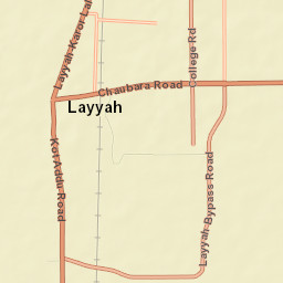 Layyah Street Map