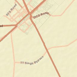 Toba Tek Singh Street Map