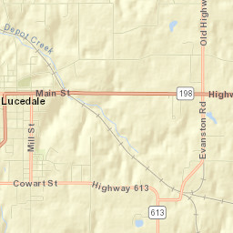 Lucedale Street Map