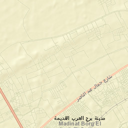 Borg El Arab Street Map