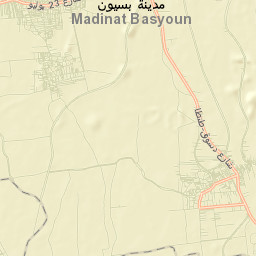 Basyūn Street Map