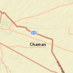 Chaman Street Map