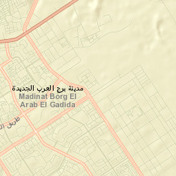 New Borg El Arab Street Map