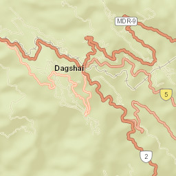 Dagshai Street Map