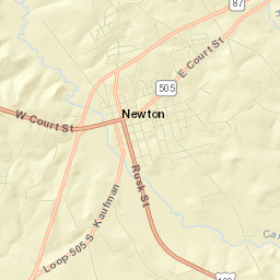 Newton Street Map