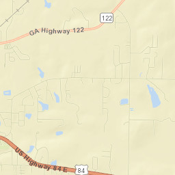 Thomas County Street Map