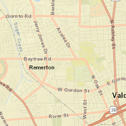 Remerton Street Map