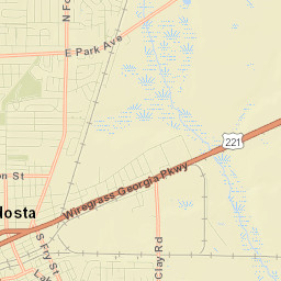 Lowndes County Street Map