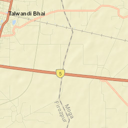 Talwandi Bhai Street Map