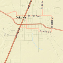 Oakdale Street Map