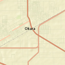 Okara Street Map