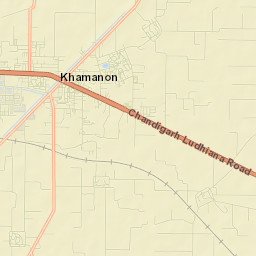 Khamanon Street Map