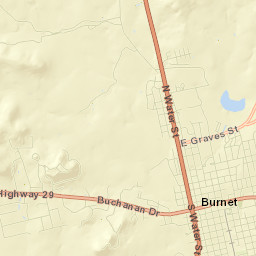Burnet Street Map