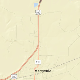 Merryville Street Map