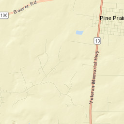 Pine Prairie Street Map