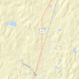 Pearl River County Street Map