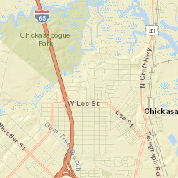 Chickasaw Street Map