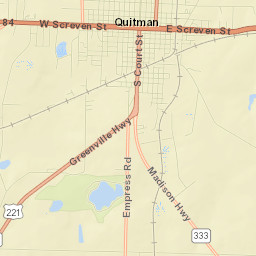 Quitman Street Map