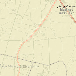 Kafr Saqr Street Map