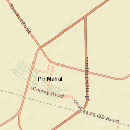 Pir Mahal Street Map