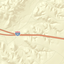 Interstate 10, Ozona, TX 76943, USA Street Map