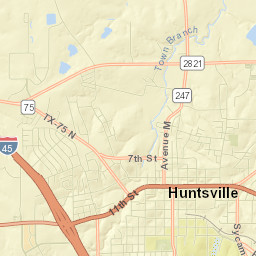 Huntsville Street Map
