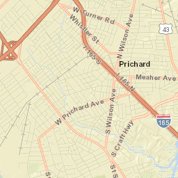 Prichard Street Map