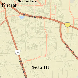 Kharar Street Map