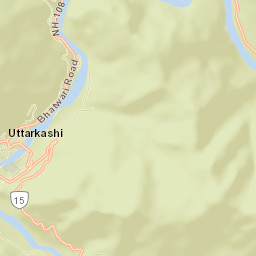 Uttarkashi Street Map