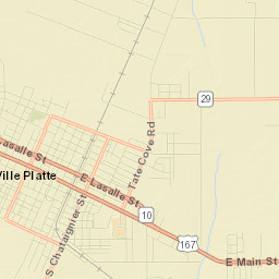 200 Court Street, Ville Platte, LA 70586, USA Street Map